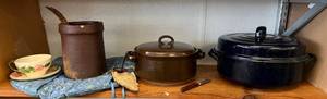 lot 139 image: Shelf Full Of Misc. Vintage Items