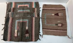 lot 146 image: Group Of Artesanias Mayo Mexican Weavings 13 x 18 (Would Make Great Placemats