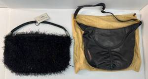 lot 147 image: Two Designer Handbags 1 Dust Bag Leather Made In Italy 1 Victoria Leland Designs