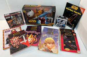 lot 33 image: Group Of Misc. Star Wars Items Some NIB