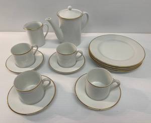 lot 38 image: Group Of Tiffany And Co. Cups And Saucers And More
