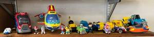 lot 64 image: Shelf Full Of Paw Patrol Toys
