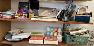 lot 65 image: Two Shelves Full Of Misc. Vintage Items