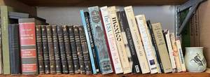 lot 67 image: Shelf Full Of Misc. Antique Books And More