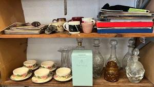 lot 69 image: Two Shelves Full Of Misc. Vintage Items