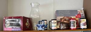lot 70 image: Shelf Full Of Vintage Items