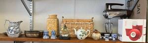 lot 71 image: Shelf Full Of Vintage Items