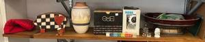 lot 72 image: Shelf Full Of Vintage Items