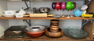 lot 73 image: Shelf Full Of Vintage Items
