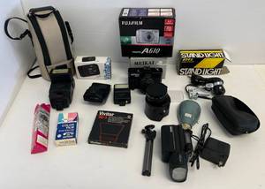 lot 82 image: Large Group Of Misc. Vintage Cameras And More