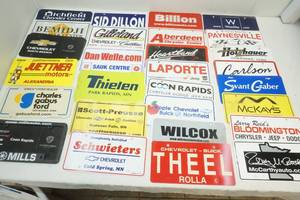license plates