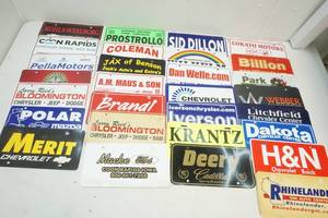 license plates
