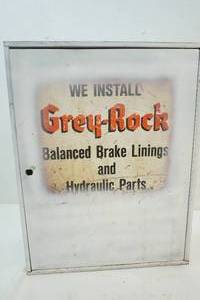 Grey Rock metal parts cabinet