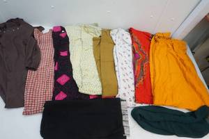 dresses, scarves