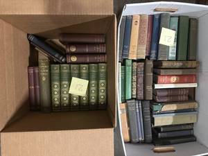 lot 21 image: Large Group of Antique Books