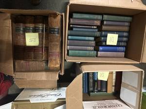 lot 25 image: Large Group of Antique Books