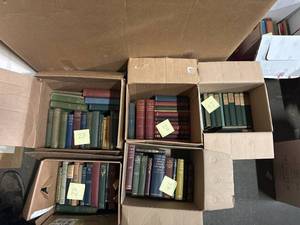 lot 27 image: Large Group of Antique Books