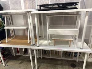 lot 60 image: Large group of office furniture and accessories