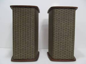 lot 59 image: Very Nice Pair of Vintage RCA Victor Model SS-5 total Sound Stereo Speakers