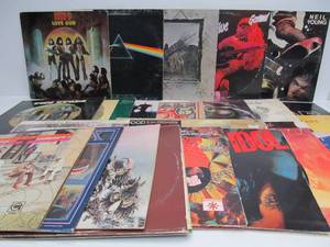 lot 188 image: Lot of Vintage Vinyl Records - Mostly Rock & Roll