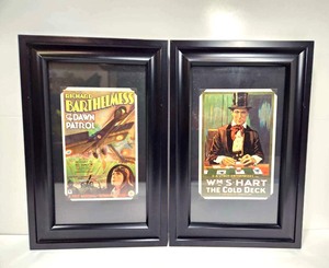lot 156 image: 2 Framed Old Time Advertising Prints