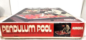 lot 220 image: Large 1970s Vintage Pendulum Pool Game wBox