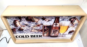 lot 221 image: Large Vintage MAGNUM Malt Liquor Lighted Beer Sign