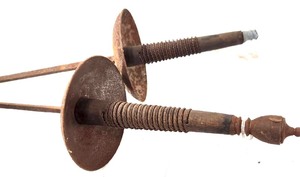 lot 226 image: 2 Vintage Toledo, Spain Fencing Swords