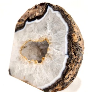 lot 246 image: LARGE Cut & Polished Display Agate #4 - Coconut Geode