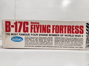 lot 301 image: LARGE Sealed Vintage Guillows B-17G Boeing Flying Fortress U.S. WWII Bomber Giant Scale Model Kit