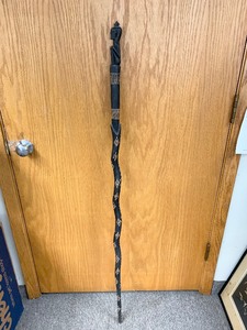 lot 314 image: Hand Carved African Walking Stick 