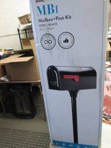 lot 2 image: Architectural Mailboxes MB1 Black, ...