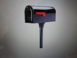 lot 3 image: Architectural Mailboxes MB1 Black, ...
