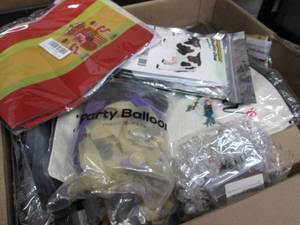 lot 53 image: Box of Assorted Small Overstock Ite...