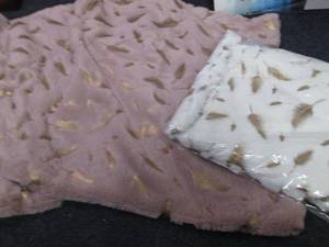 lot 107 image: 2- 2pks Plush Pillow Covers 18 inch...