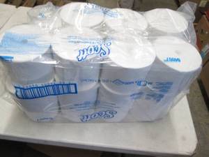 lot 129 image: 31 Rolls Scott 2ply Coreless Toilet...