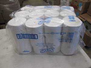 lot 131 image: 36 Rolls Scott 2ply Coreless Toilet...