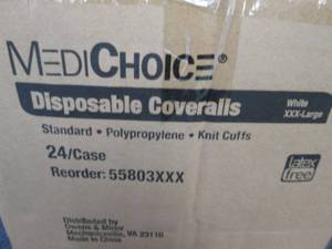 lot 156 image: MediChoice 055803XXX Disposable Cov...