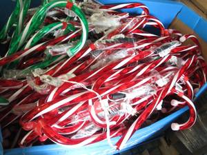 lot 228 image: Huge Box of Light Up Holiday Pathwa...