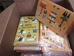 lot 242 image: Box of Halloween Greeting Cards...