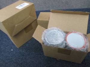 lot 246 image: 4- 100 ct Boxes Regular Canning Lid...