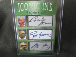 lot 255 image: Custom Print Triple Cut Packers Sta...