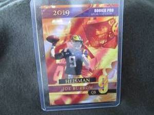 lot 264 image: Custom Print Joe Burrow Card...