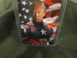 lot 278 image: Custom Print Donald Trump Card...