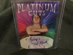 lot 286 image: Custom Print Andre the Great Card...