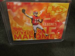 lot 298 image: Custom Print Patrick Mahomes Card...