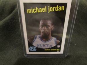 lot 303 image: Custom Print Michael Jordan Card...