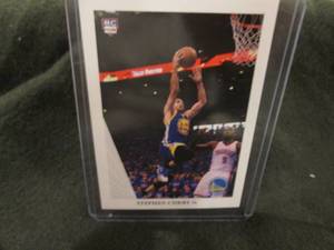 lot 309 image: Custom Print  Stephen Curry Card...
