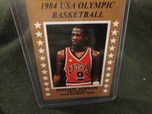 lot 314 image: Custom Print Michael Jordan Card...
