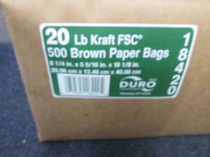 lot 347 image: Duro ID# 18420 20# SOS Bag 40# 100%...